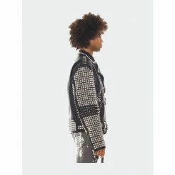 Cult Of Individuality Leather Moto Jacket Studded Coats, Jackets & Blazers Black -Cult of Individuality Shop unnamed file 1010