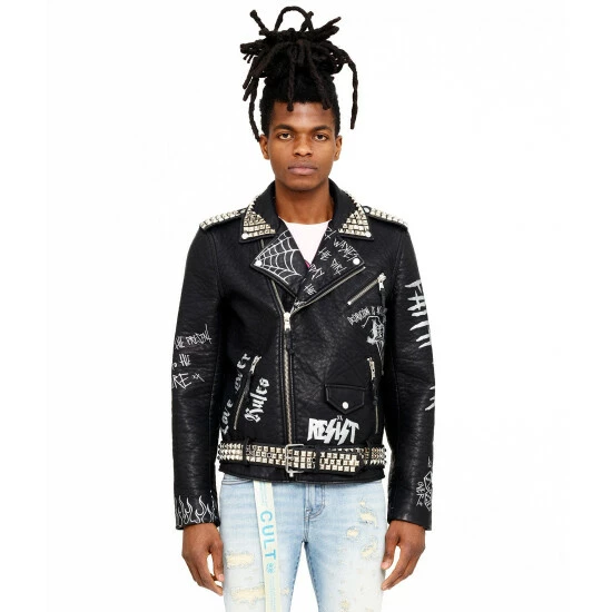 Cult Of Individuality Leather Moto Jacket Coats, Jackets & Blazers Black 2 Cult Of Individuality Leather Moto Jacket Coats, Jackets & Blazers Black - Image 2