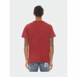 Cult Of Individuality 3D Clean Shimuchan Logo Short Sleeve Crew Neck Tee In Garnet Tops Red -Cult of Individuality Shop unnamed file 1061