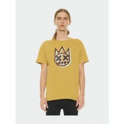 Cult Of Individuality 3D Clean Shimuchan Logo Short Sleeve Crew Neck Tee In Fall Leaf Tops Yellow -Cult of Individuality Shop unnamed file 1064