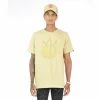 Cult Of Individuality T-Shirt Clean Shimuchan Logo Short Sleeve Crew Neck Tee T-Shirts Yellow