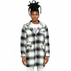 Cult Of Individuality 3/4 Trench Coat Coats, Jackets & Blazers Plaid