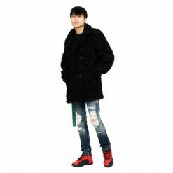 Cult Of Individuality Long Peacoat Coats, Jackets & Blazers Black -Cult of Individuality Shop unnamed file 1086