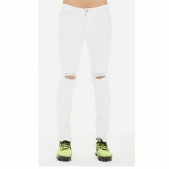 Cult Of Individuality Punk Super Skinny Stretch Jeans Denim & Bottoms White