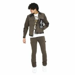 Cult Of Individuality Type 2 With Zip-Off Sleeve 'Lucky Bastard' Denim & Bottoms Army Green 7 Cult Of Individuality Type 2 With Zip-Off Sleeve 'Lucky Bastard' Denim & Bottoms Army Green -Cult of Individuality Shop unnamed file 1106