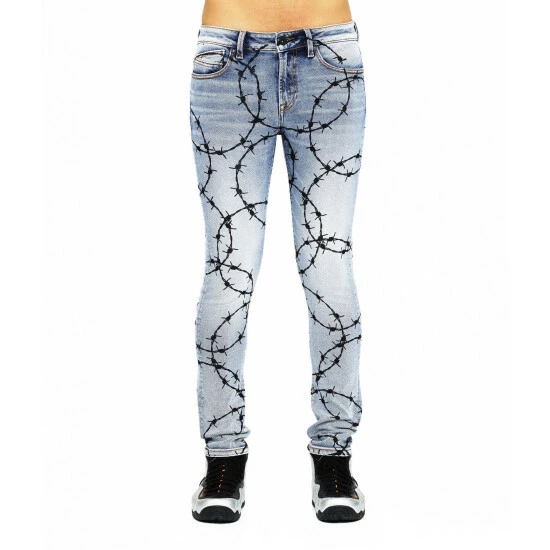 Cult Of Individuality Punk Super Skinny Mens Jeans Stretch Clothing Blue 1 Cult Of Individuality Punk Super Skinny Mens Jeans Stretch Clothing Blue
