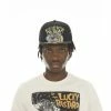 Cult Of Individuality Lucky Bastard Tiger Trucker Hat Hats Black/white