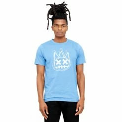 Cult Of Individuality Shimuchan Logo S/S Crew T T-Shirts Indigo