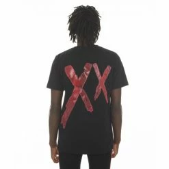 Cult Of Individuality T-shirt Crew Neck XX Red Logo On The Back T-Shirts Black -Cult of Individuality Shop unnamed file 1140