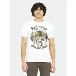 Cult Of Individuality S/s Crew T "Lucky Bastard" T-Shirts White
