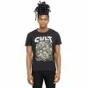 Cult Of Individuality S/s Crew T "Glow" T-Shirts Black