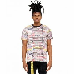 Cult Of Individuality S/s Crew T "Casstte" T-Shirts Multi