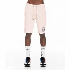 Cult Of Individuality Sweatshort In Salmon Shorts