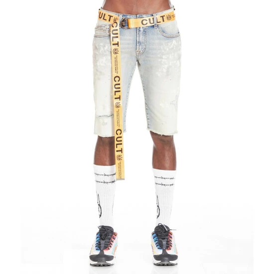 Cult Of Individuality Belted Rocker Short Shorts Trip 1 Cult Of Individuality Belted Rocker Short Shorts Trip