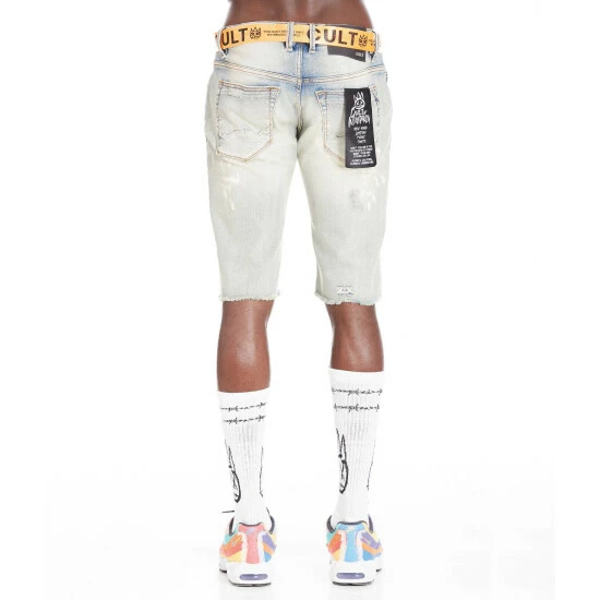 Cult Of Individuality Belted Rocker Short Shorts Trip 2 Cult Of Individuality Belted Rocker Short Shorts Trip - Image 2