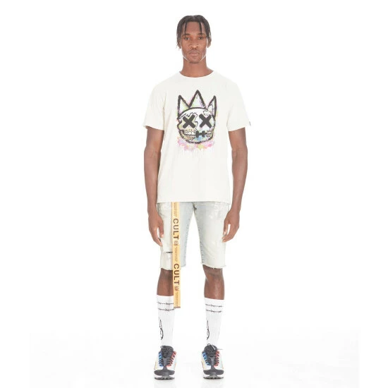 Cult Of Individuality Belted Rocker Short Shorts Trip 3 Cult Of Individuality Belted Rocker Short Shorts Trip - Image 3