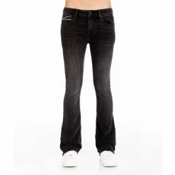 Cult Of Individuality Hipster Slim Boot Black Jeans Clothing