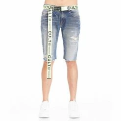 Cult Of Individuality Belted Rocker Short Shorts Stoke