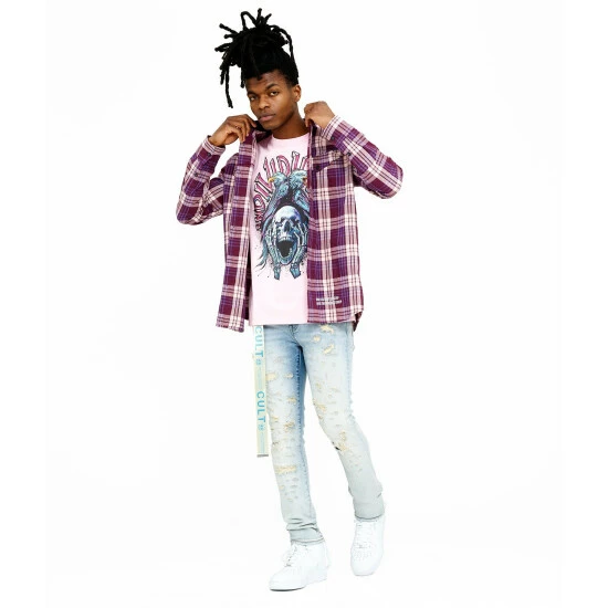 Cult Of Individuality Punk Super Skinny Belted Denim & Bottoms Scars 3 Cult Of Individuality Punk Super Skinny Belted Denim & Bottoms Scars - Image 3