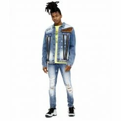 Cult Of Individuality Paz Type Ii Denim Jacket - With Long Zipper Back Panel Denim & Bottoms Studd/crystal 9 Cult Of Individuality Paz Type Ii Denim Jacket - With Long Zipper Back Panel Denim & Bottoms Studd/crystal -Cult of Individuality Shop unnamed file 1241