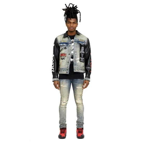 Cult Of Individuality Mona Type 3 Denim Jacket Denim & Bottoms Nimbus 3 Cult Of Individuality Mona Type 3 Denim Jacket Denim & Bottoms Nimbus - Image 3