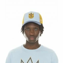 Cult Of Individuality Truck Clean Logo Mesh Back Visor Hats Baby Blue