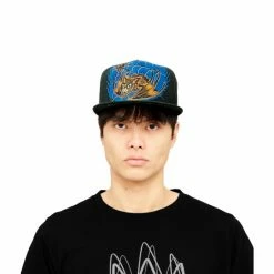 Cult Of Individuality Mesh Back Trucker Visor W/lucky Bastard Hats Black
