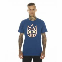 Cult Of Individuality T-shirt Clean Shimuchan Logo Short Sleeve Crew Neck Tee T-Shirts Cobalt/blue