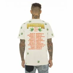 Cult Of Individuality T-Shirt Short Sleeve Crew Neck Tee "Pantera 420" T-Shirts Cream -Cult of Individuality Shop unnamed file 131