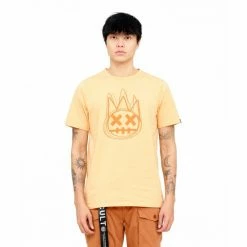 Cult Of Individuality Shimuchan Logo Short Sleeve Crew Tee T-Shirts Apricot