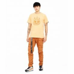 Cult Of Individuality Shimuchan Logo Short Sleeve Crew Tee T-Shirts Apricot -Cult of Individuality Shop unnamed file 1313