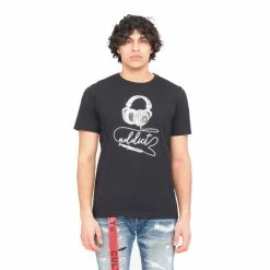 Cult Of Individuality S/S Crew T "Addict" T-Shirts Black