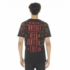 Cult Of Individuality T-shirt Short Sleeve Crew Neck Tee "Whiskey" Pantera T-Shirts Black -Cult of Individuality Shop unnamed file 134