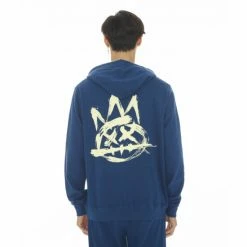 Cult Of Individuality French Terry Zip Hooded Sweatshirt Sweatshirts, Sweaters & Hoodies Cobalt