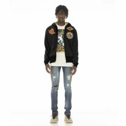 Cult Of Individuality Tiger Lucky Bastard Full Zip Hoody Sweatshirts, Sweaters & Hoodies Black -Cult of Individuality Shop unnamed file 137