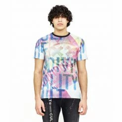 Cult Of Individuality S/S Crew T " Paradise" T-Shirts Multi