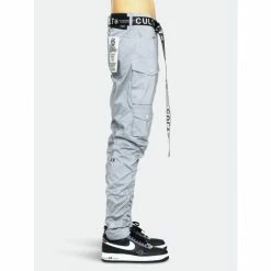 Cult Of Individuality Rocker Cargo Belted In 3m Reflective Denim & Bottoms Grey 7 Cult Of Individuality Rocker Cargo Belted In 3m Reflective Denim & Bottoms Grey -Cult of Individuality Shop unnamed file 1412
