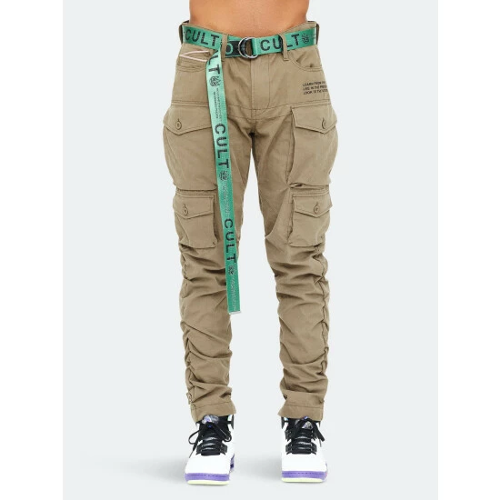 Cult Of Individuality Rocker Cargo Belted Denim & Bottoms Hunter 1 Cult Of Individuality Rocker Cargo Belted Denim & Bottoms Hunter