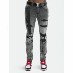 Cult of Individuality Shop 20 Cult Of Individuality Rocker Slim Belted Clothing Black Acid