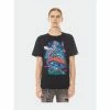 Cult Of Individuality Short Sleeve Crew Neck Tee "Mushrooms" T-Shirts Black
