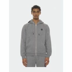 Cult Of Individuality Zip Hoody - Heather Grey Sweatshirts, Sweaters & Hoodies Gray