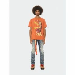 Cult Of Individuality Rocker Slim - Garnet Denim & Bottoms Blue