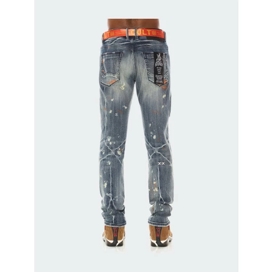 Cult Of Individuality Rocker Slim - Garnet Denim & Bottoms Blue 4 Cult Of Individuality Rocker Slim - Garnet Denim & Bottoms Blue - Image 4