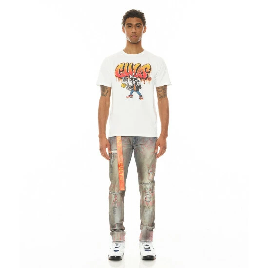 Cult Of Individuality Rocker Slim - Tuffet Denim & Bottoms Blue 1 Cult Of Individuality Rocker Slim - Tuffet Denim & Bottoms Blue