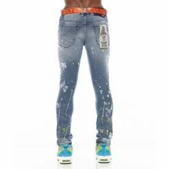 Cult Of Individuality Punk Super Skinny In Divinci Pant Denim & Bottoms Blue -Cult of Individuality Shop unnamed file 213