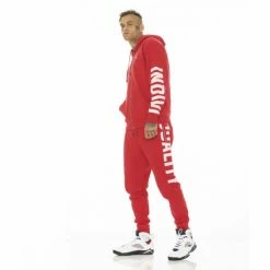 Cult Of Individuality Zip Hoody W/matching Sweat Pant Clothing Red