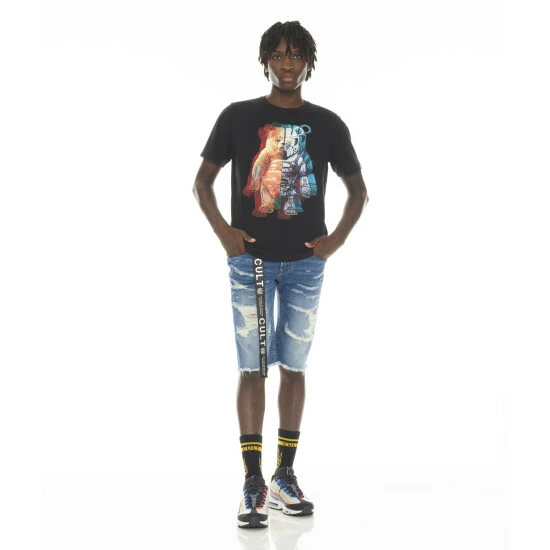 Cult Of Individuality Rocker Short Stretch Belted In Razor Shorts 2 Cult Of Individuality Rocker Short Stretch Belted In Razor Shorts - Image 2