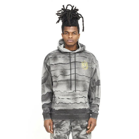 Cult Of Individuality Novelty Pullover Sweatshirt Sweatshirts, Sweaters & Hoodies Charcoal Tie Dye 2 Cult Of Individuality Novelty Pullover Sweatshirt Sweatshirts, Sweaters & Hoodies Charcoal Tie Dye - Image 2