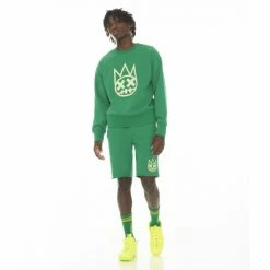 Cult Of Individuality Cult Logo Sweatshort Shorts Kelly Green -Cult of Individuality Shop unnamed file 280