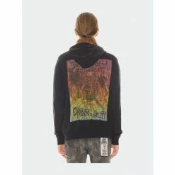 Cult Of Individuality Women's French Full Zip Hooded Sweatshirt Rock N Roll - Vintage Black Sweatshirts, Sweaters & Hoodies -Cult of Individuality Shop unnamed file 303